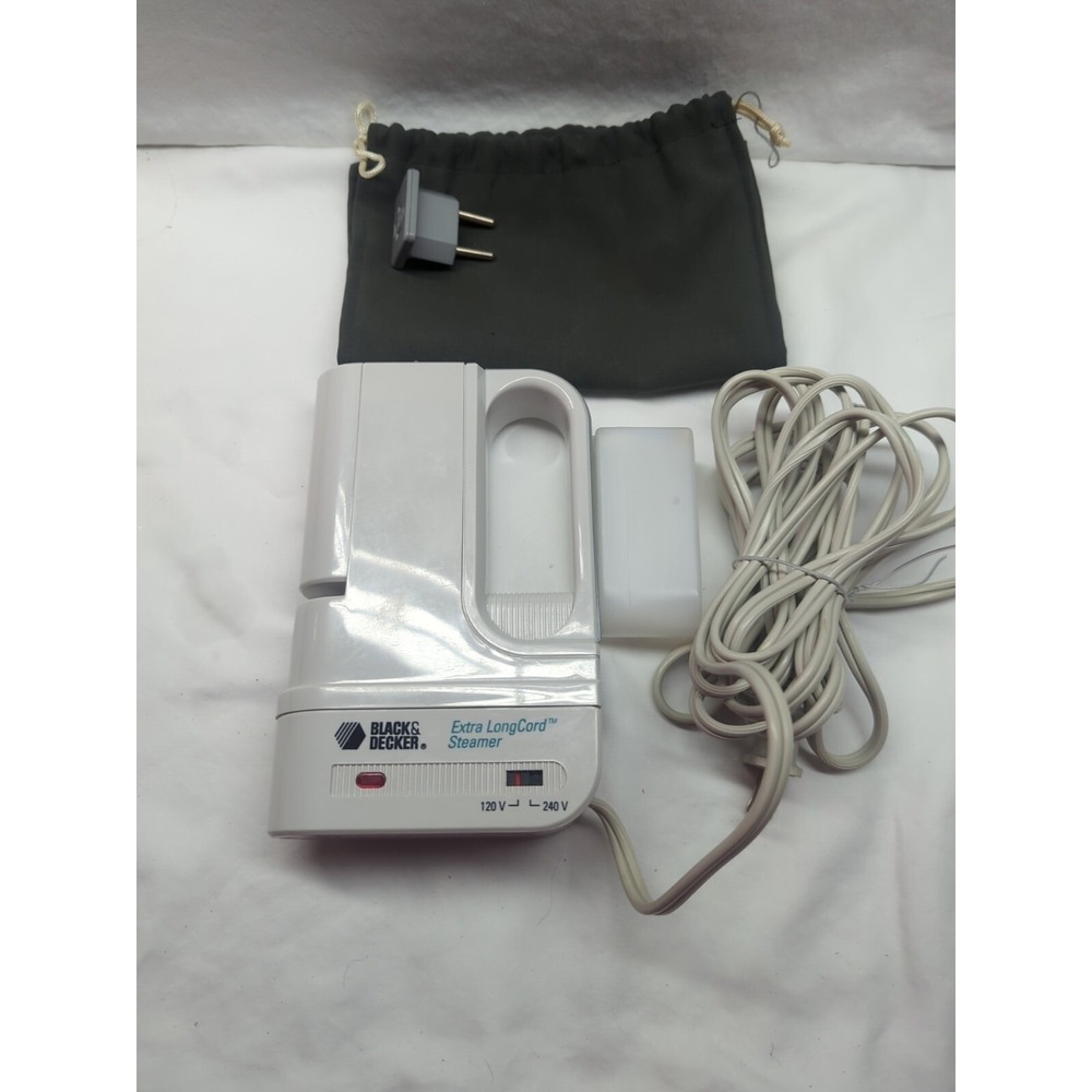 Black & Decker Extra Long Cord Travel Steamer Model S12BP Working